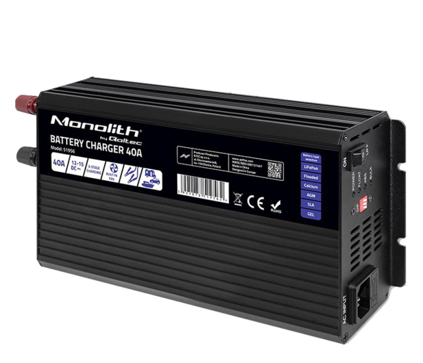 QOLTEC Inteligenta Ładwarka Monolith LiFePO4 AGM GEL 40A 12V - 1238962 - zdjęcie 3